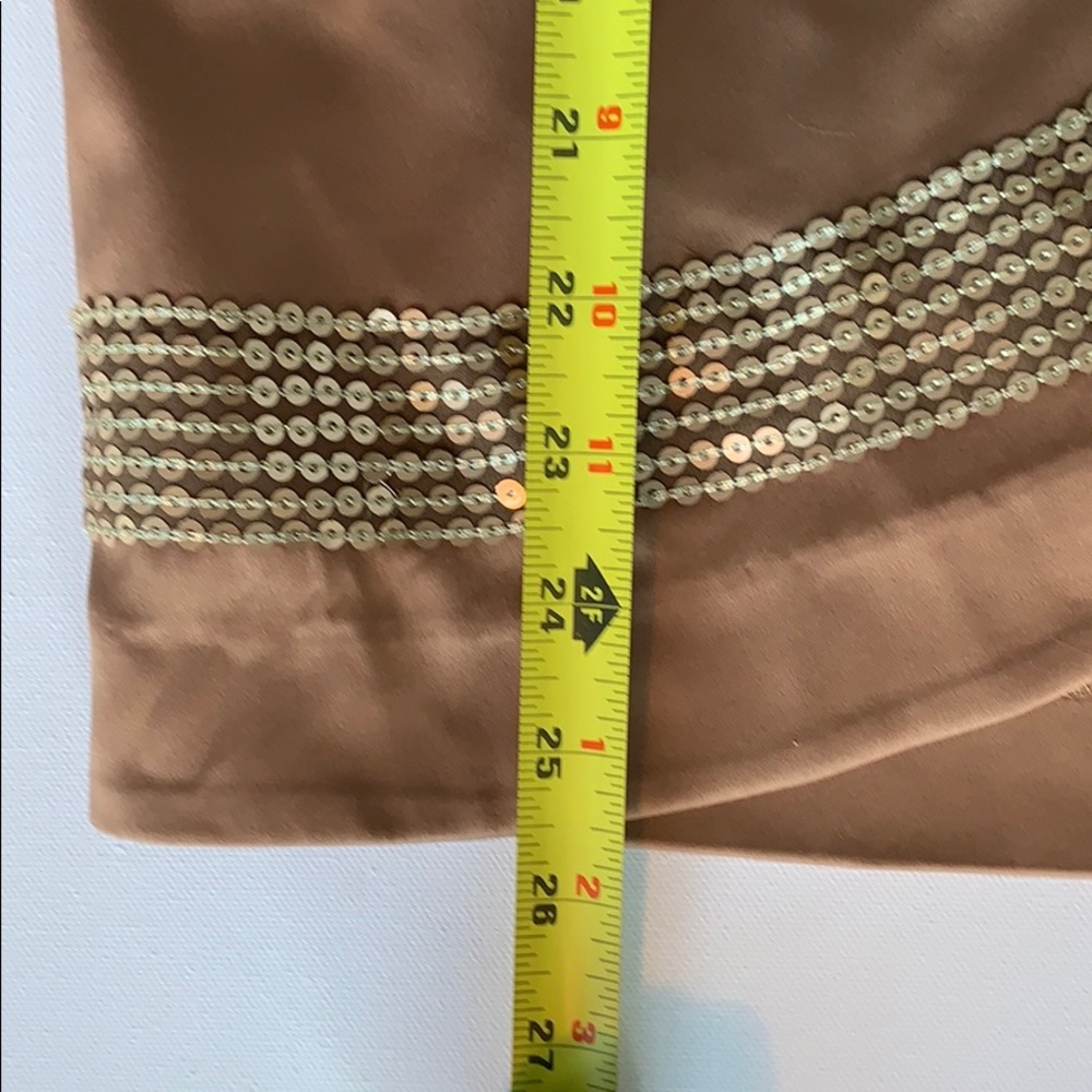 Arden B Gold Dress Size Small - Picture 6 of 7